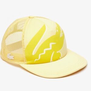 SOLD ❣️💛BNWT Lacoste Crocodile Print Mesh Baseball Cap 💛
